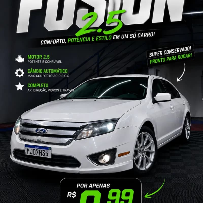 Ford Fusion dos sonhos